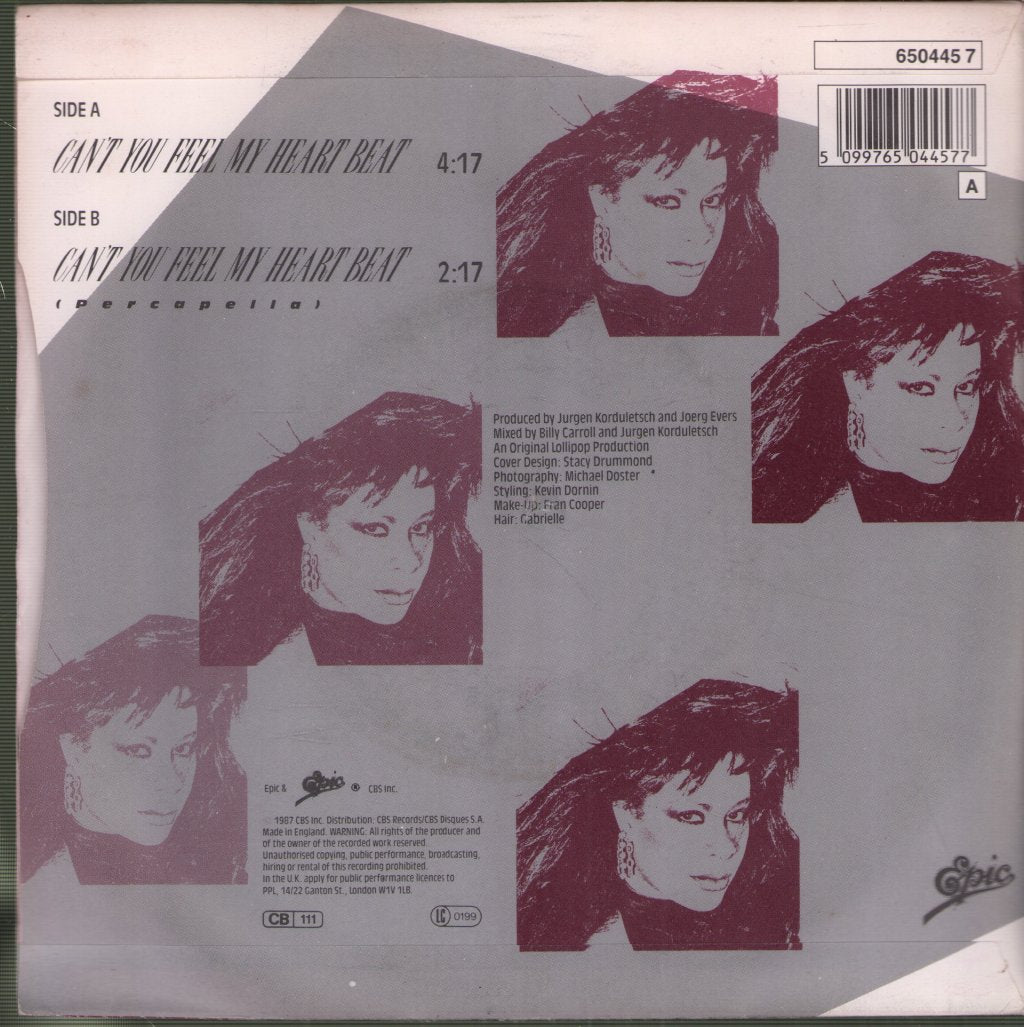 Claudja Barry - Can't You Feel My Heart Beat - 7 Inch