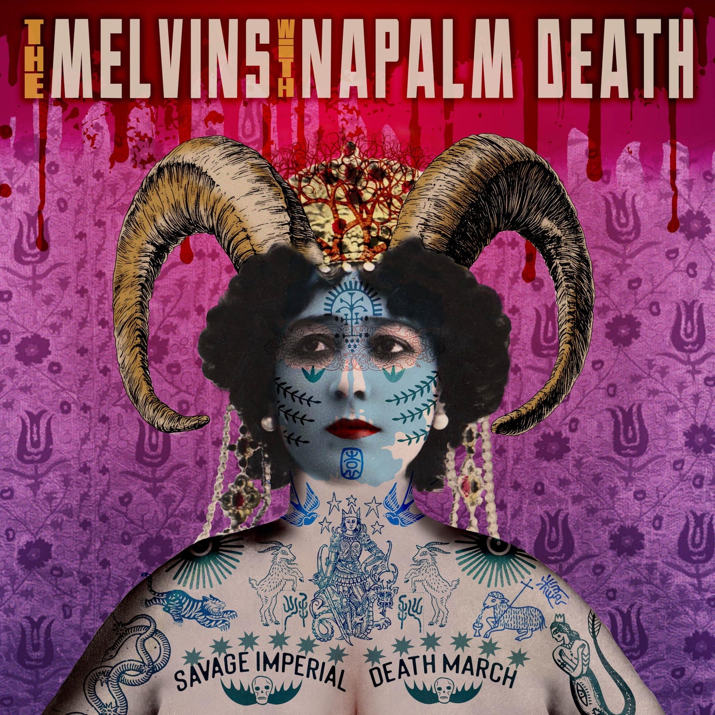 Melvins with Napalm Death - Savage Imperial Death March - Lp
