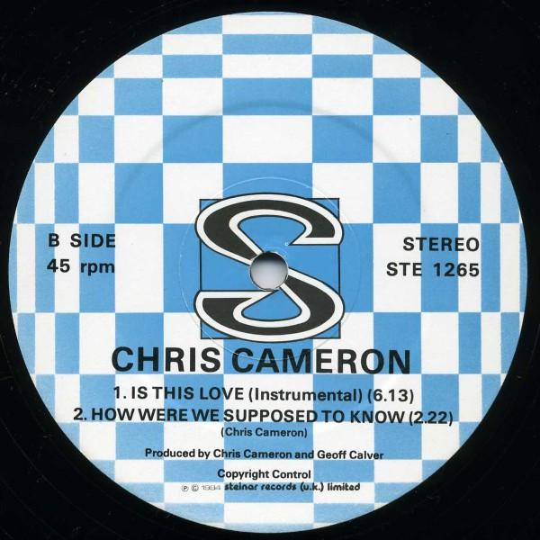 Chris Cameron - Is This Love - 12 Inch