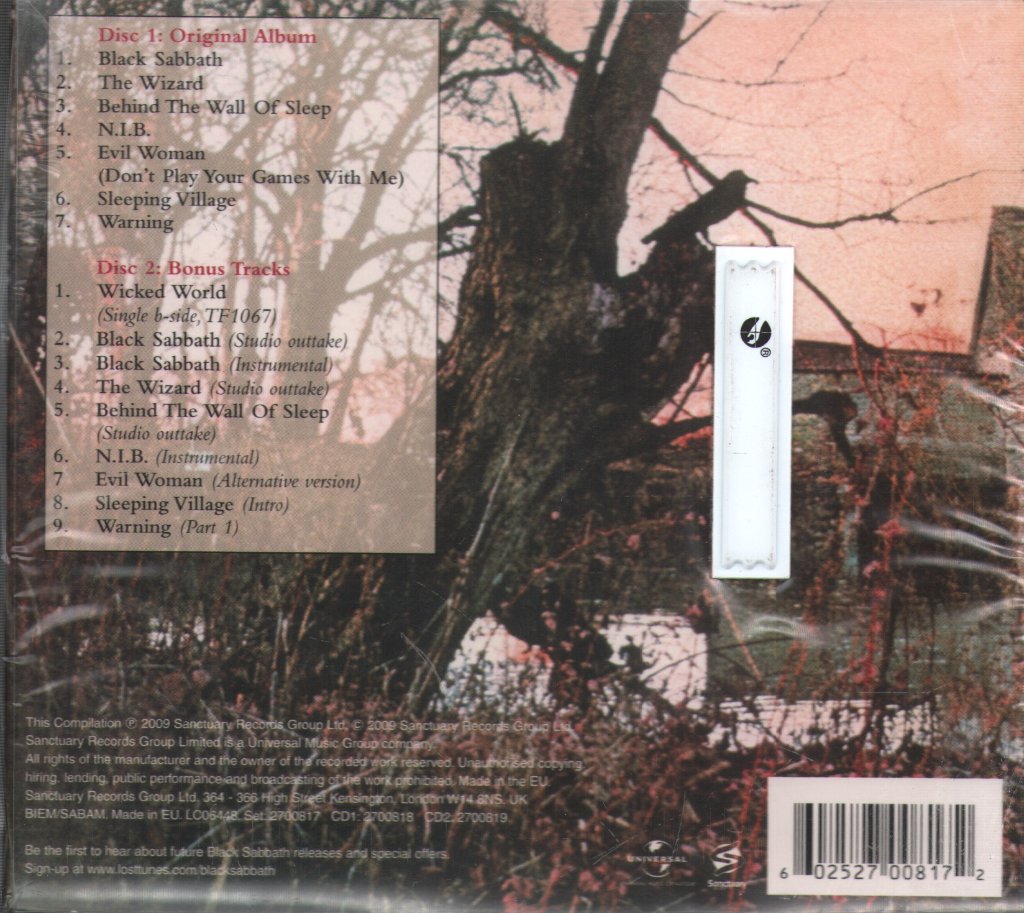 Black Sabbath - Black Sabbath - Cd Set
