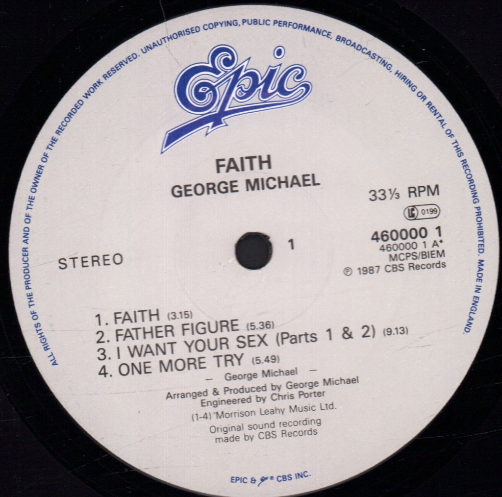George Michael - Faith - Lp