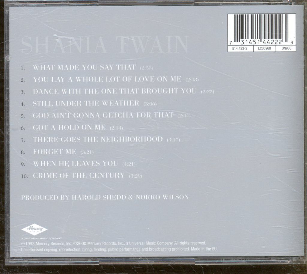 Shania Twain - Shania Twain - Cd