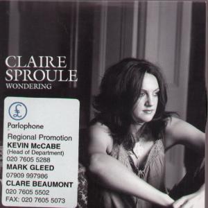 Claire Sproule - Wondering - Cd