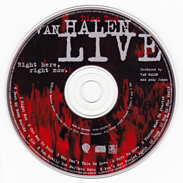 Van Halen - Live: Right Here, Right Now. - Double Cd