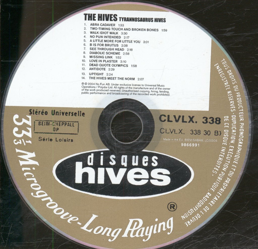 Hives - Tyrannosaurus Hives - Cd