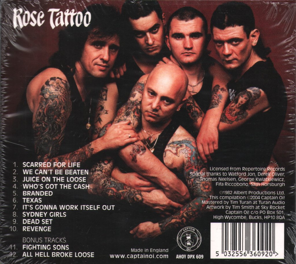 Rose Tattoo - Scarred For Life - Cd
