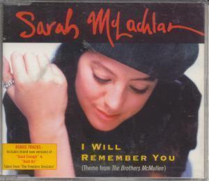 Sarah Mclachlan - I Will Remember You - Cd