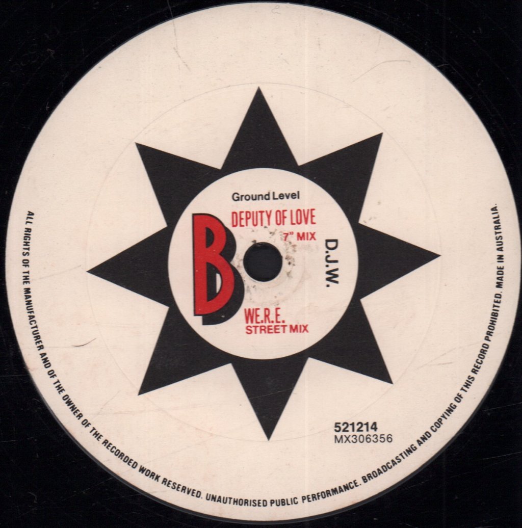 Ground Level Feat D.J. Walker - Deputy Of Love - 12 Inch