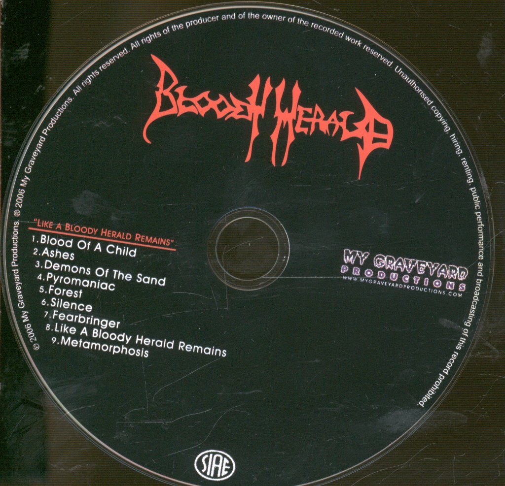 Bloody Herald - Like A Bloody Herald Remains - Cd