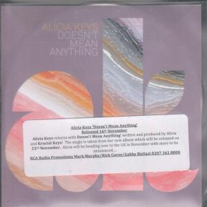 Alicia Keys - Doesn't Mean Anything - Cdr