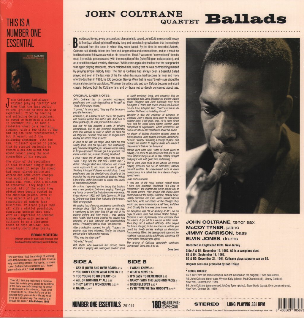 John Coltrane Quartet - Ballads - Lp