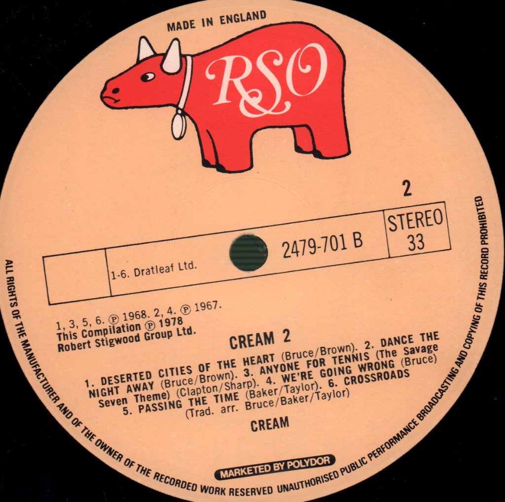 Cream - Cream Vol 2 - Lp