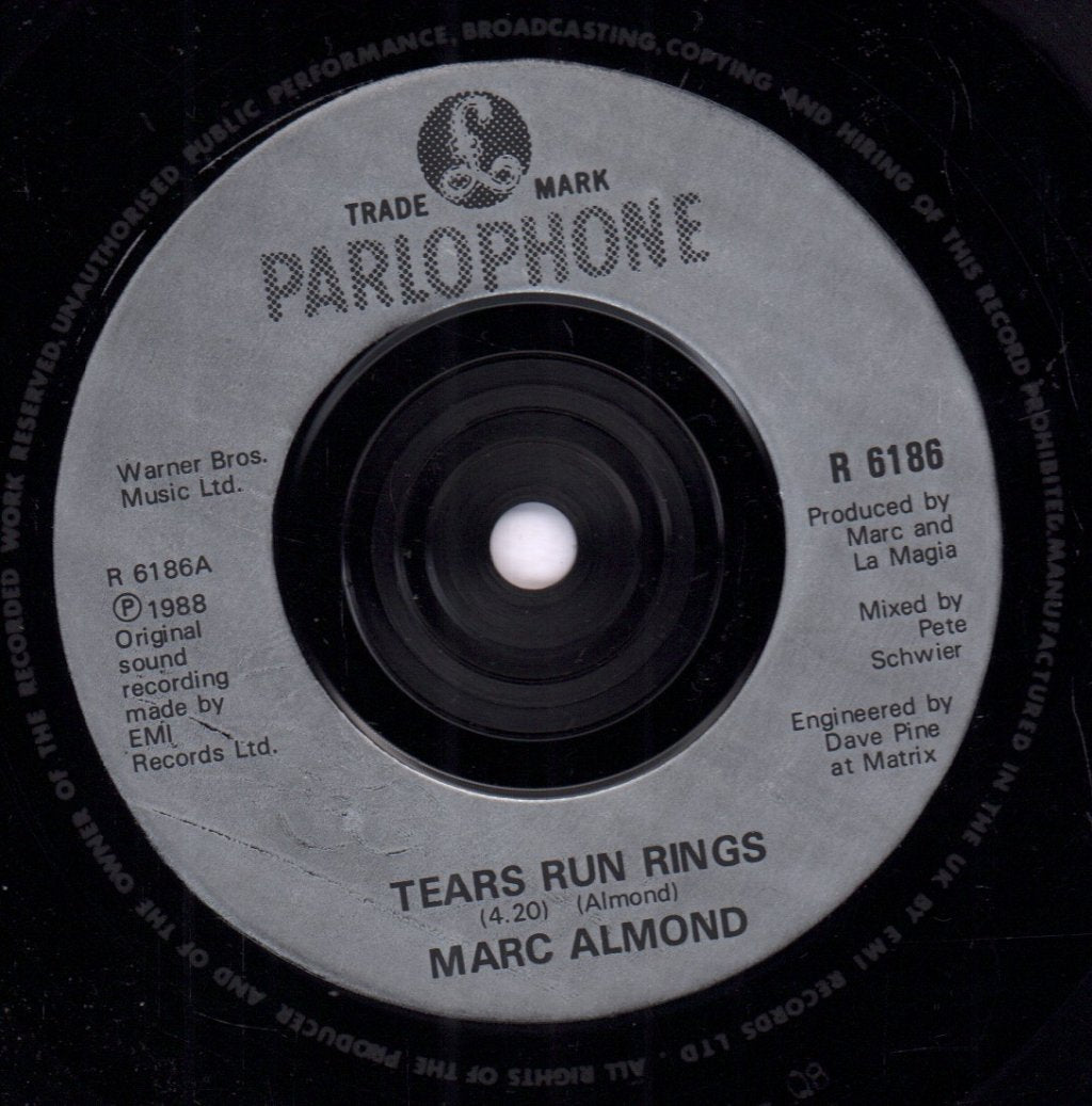 Marc Almond - Tears Run Rings - 7 Inch
