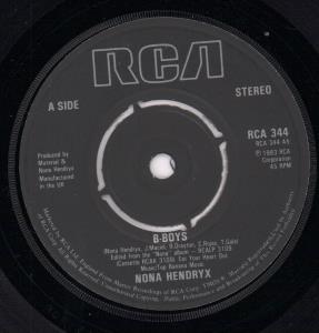 Nona Hendryx - B-Boys - 7 Inch