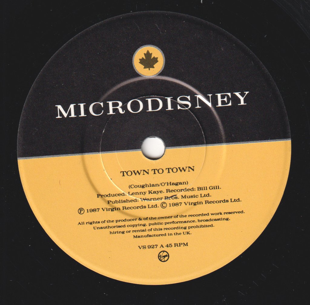 Microdisney - Town To Town - Double 7 Inch