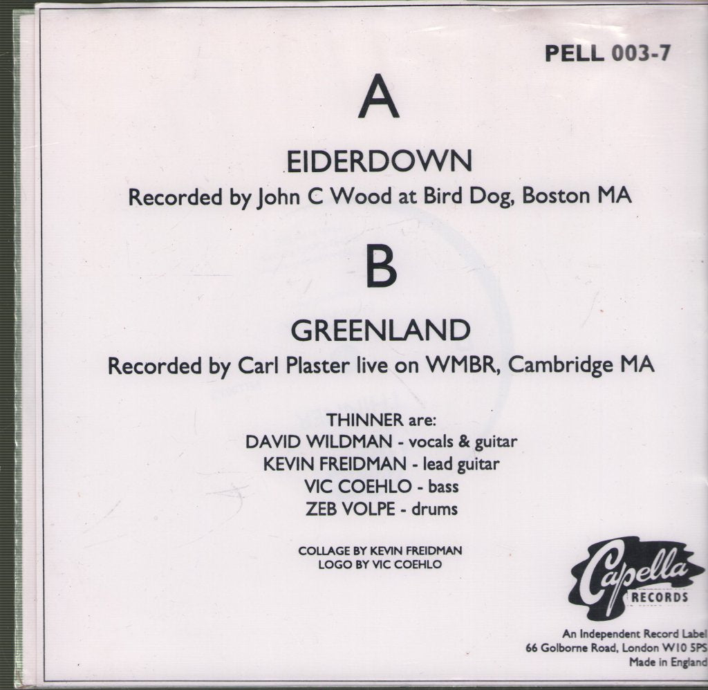 Thinner - Eiderdown - 7 Inch