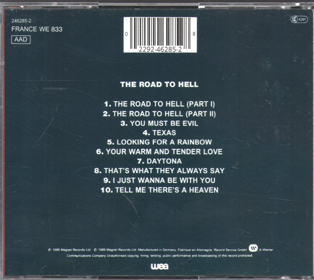 Chris Rea - Road To Hell - Cd