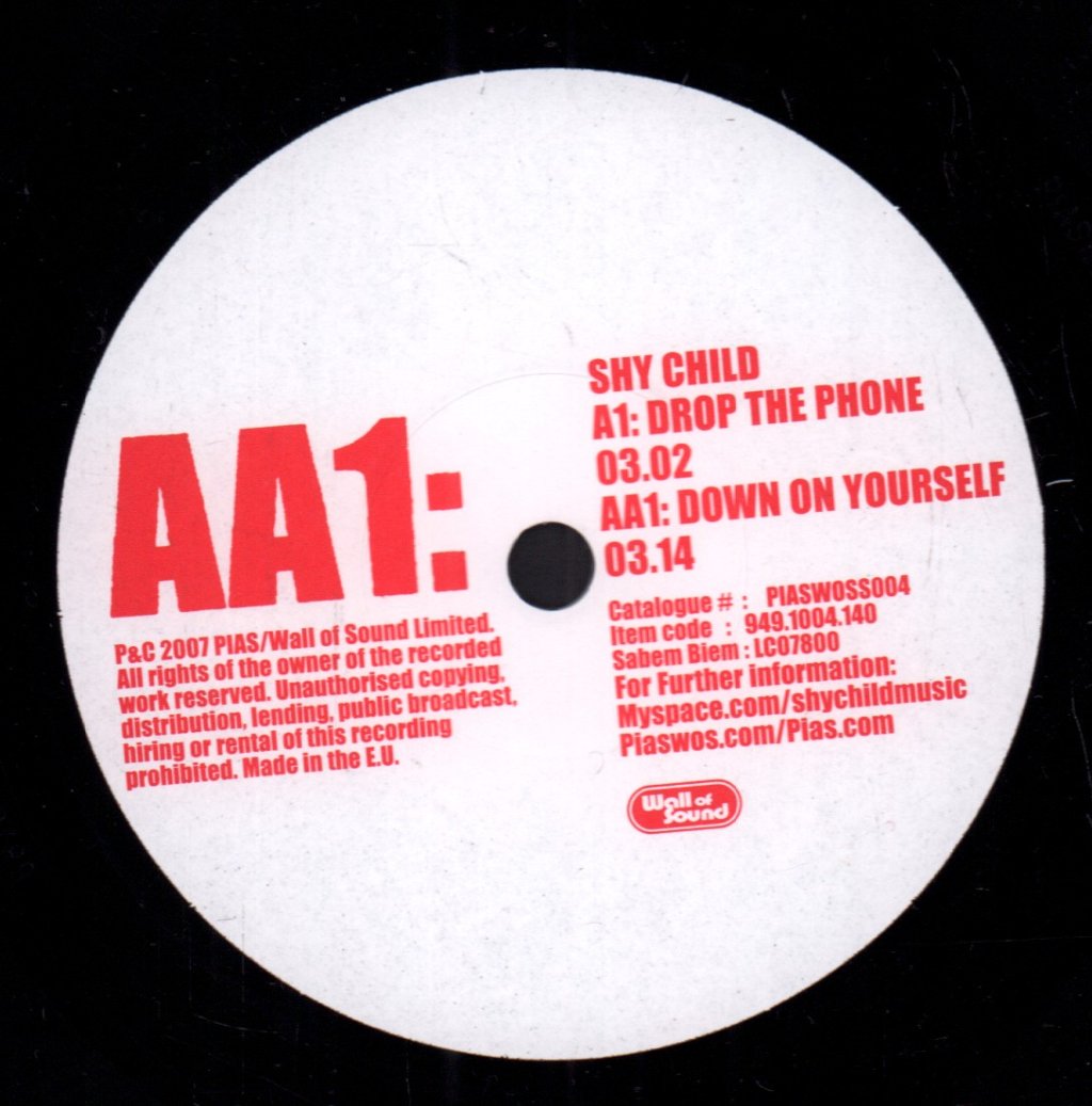 Shy Child - Drop The Phone - 7 Inch