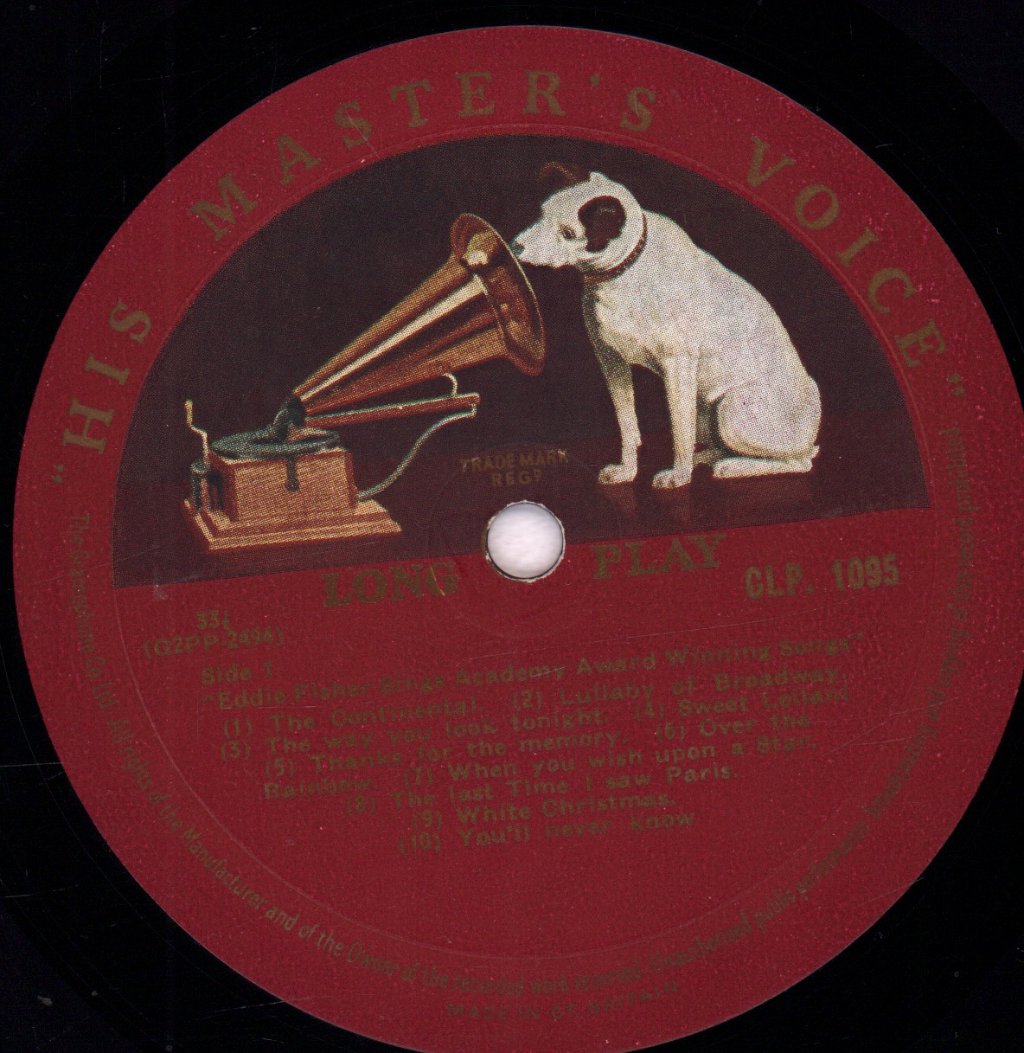 Eddie Fisher - Sings Academy Award Winning Songs - Lp