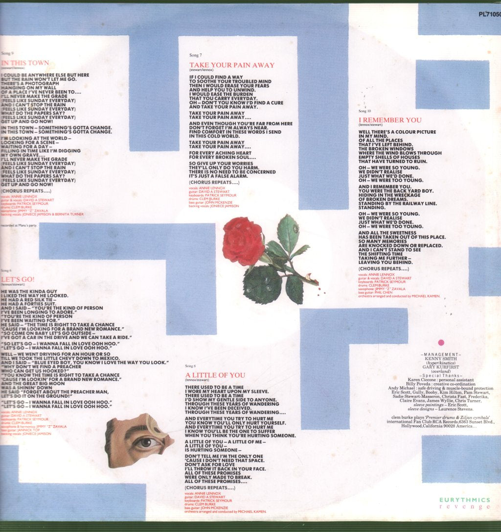Eurythmics - Revenge - Lp
