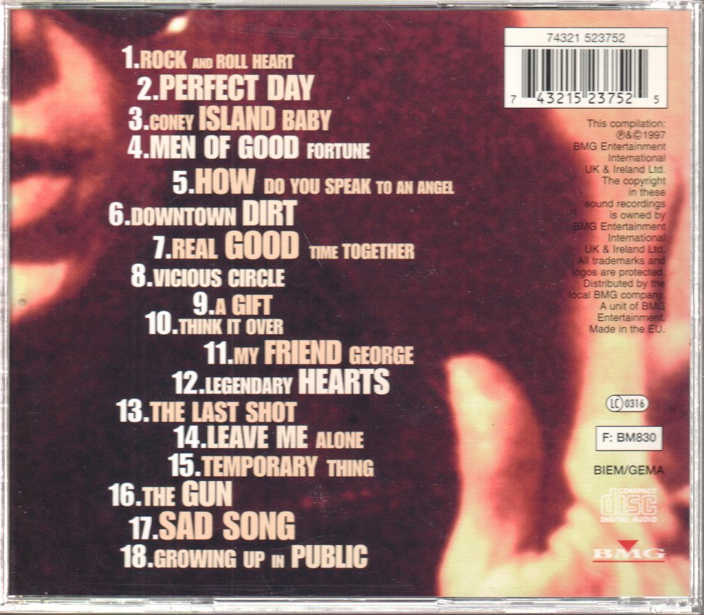 Lou Reed - Perfect Day - Cd