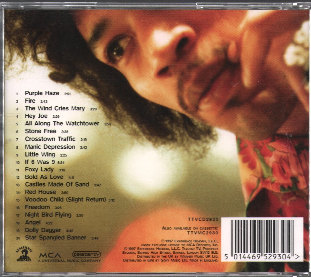 Jimi Hendrix - Experience Hendrix: The Best Of Jimi Hendrix - Cd