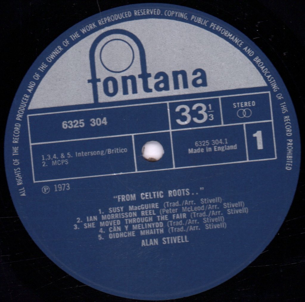 Alan Stivell - From Celtic Roots - Lp