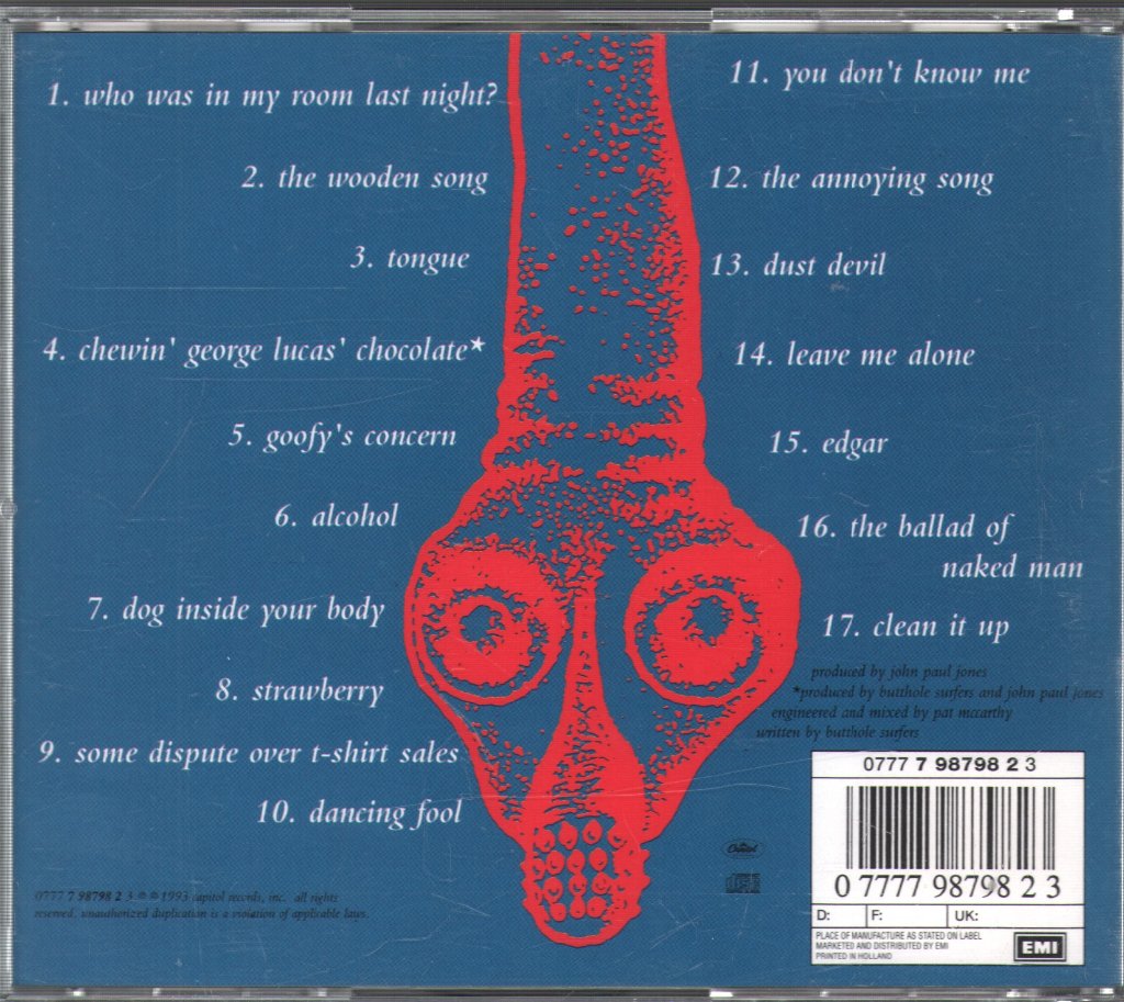 Butthole Surfers - Independent Worm Saloon - Cd