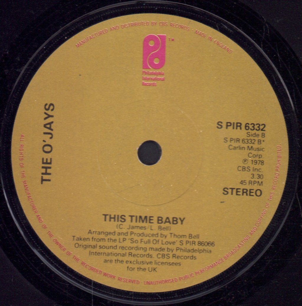 O'Jays - Use Ta Be My Girl - 7 Inch