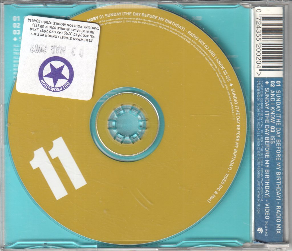 Moby - Sunday - Cd