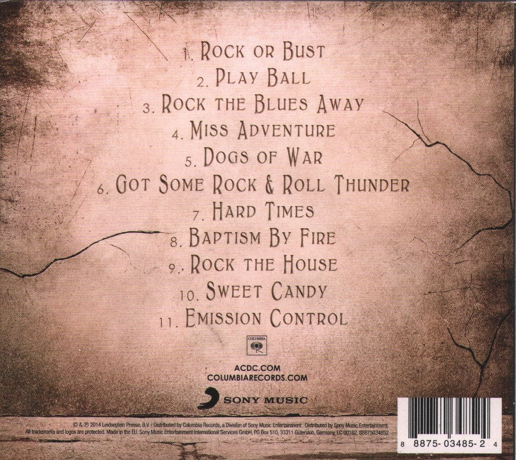 AC/DC - Rock Or Bust - Cd