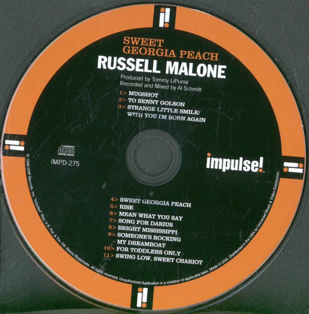 Russell Malone - Sweet Georgia Peach - Cd
