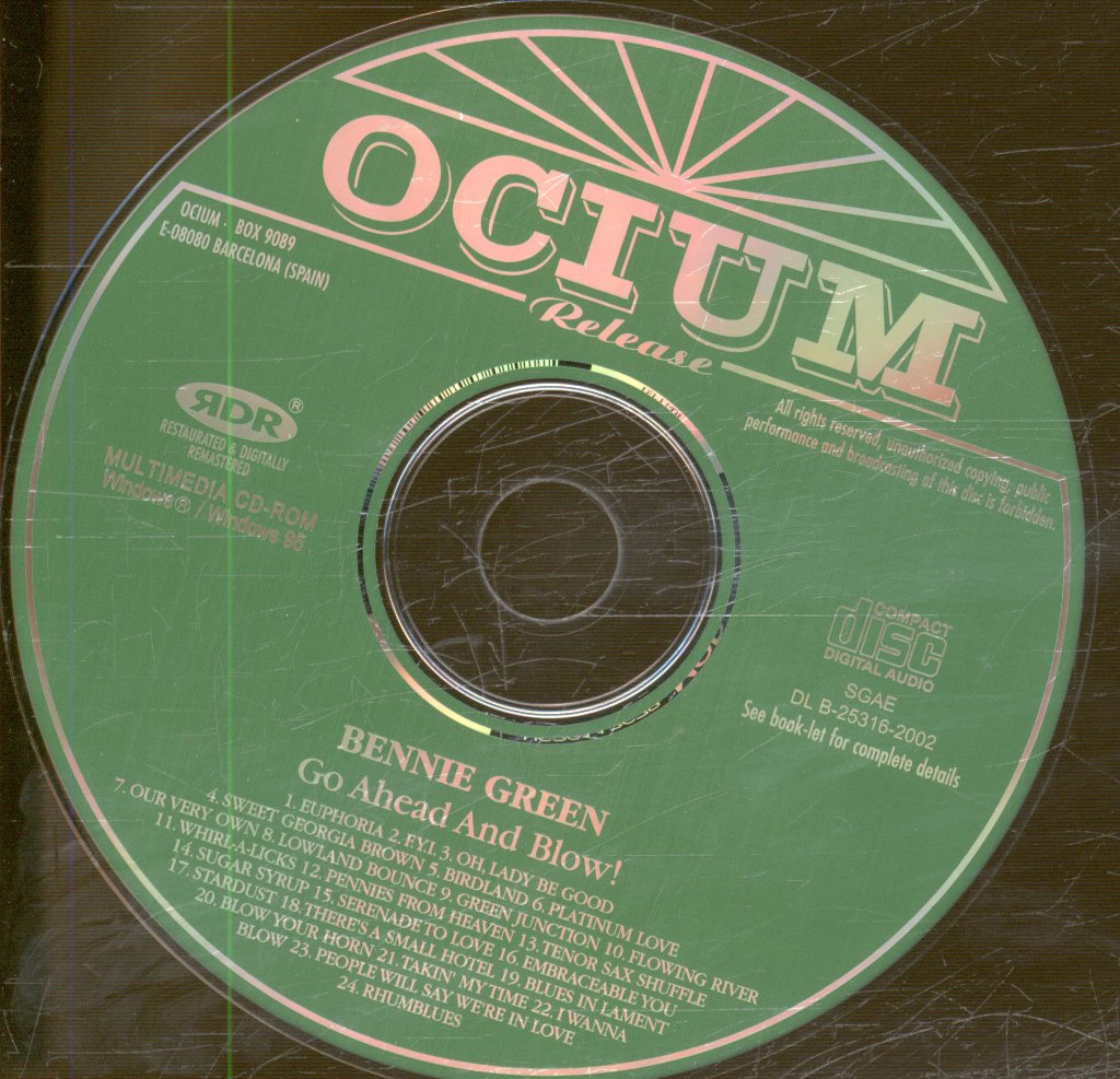 Bennie Green - Go Ahead And Blow! - Cd