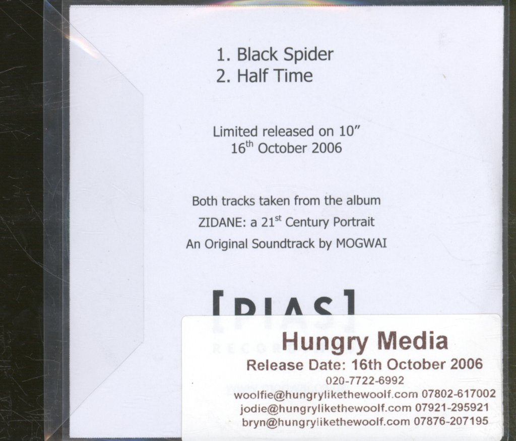 Mogwai - Zidane - A 21st Century Portrait - An Original Soundtrack By Mogwai - Cdr