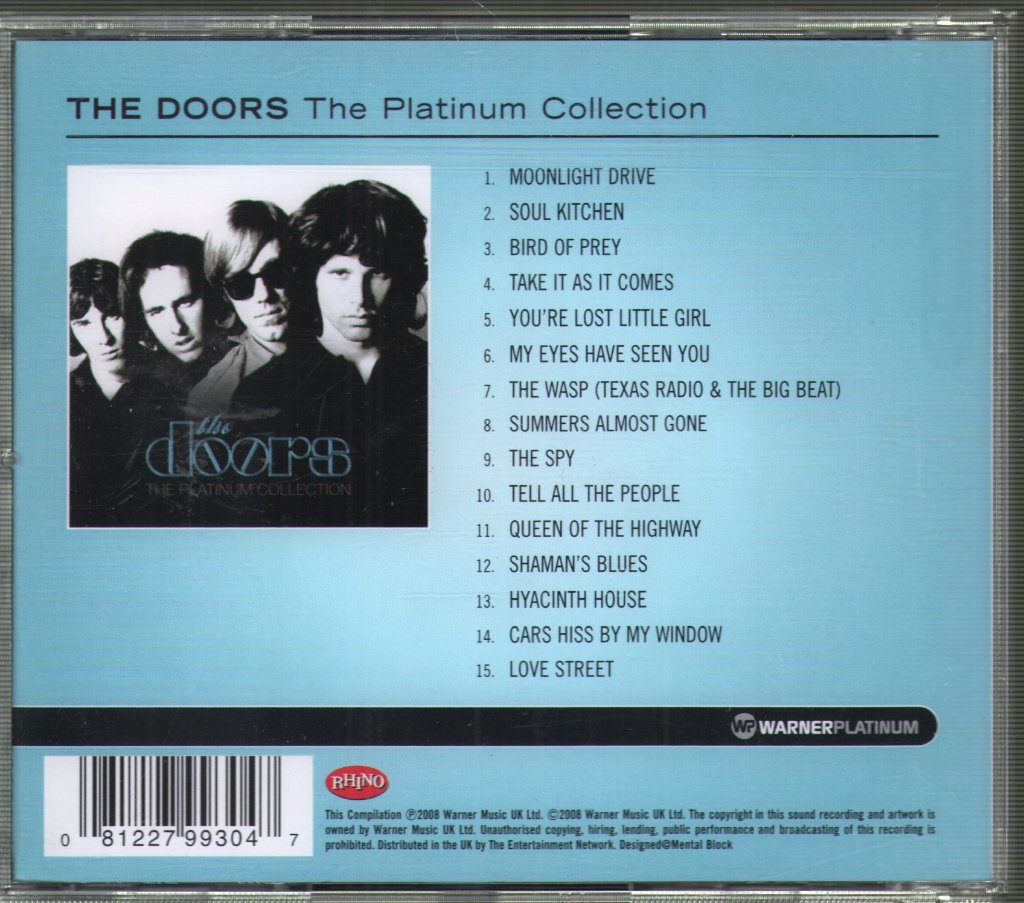 Doors - Platinum Collection - Cd