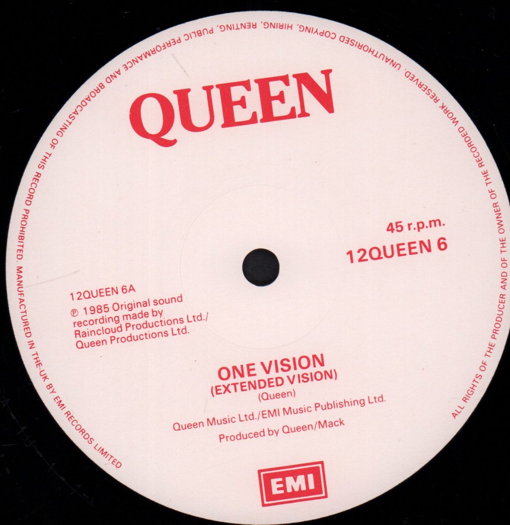 Queen - One Vision - 12 Inch