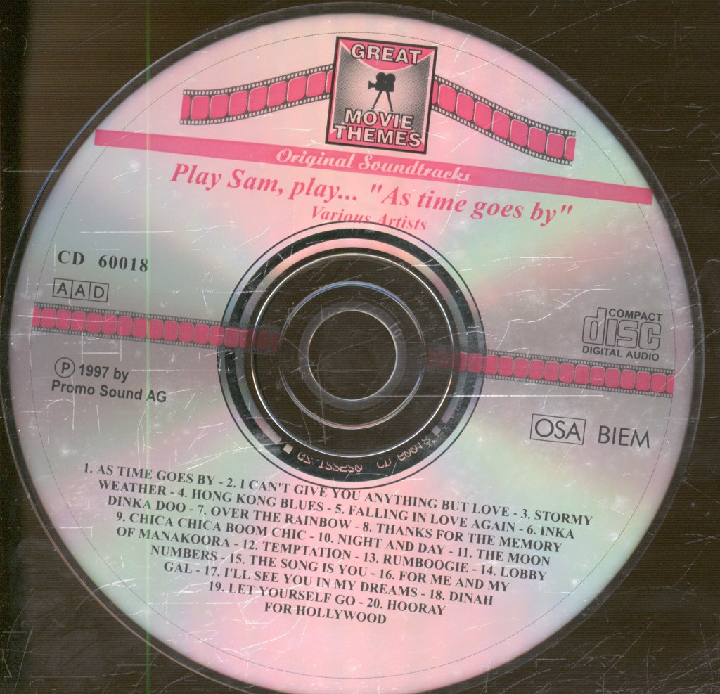 Various Artists - Play Sam, Play... "As Time Goes By" - Cd