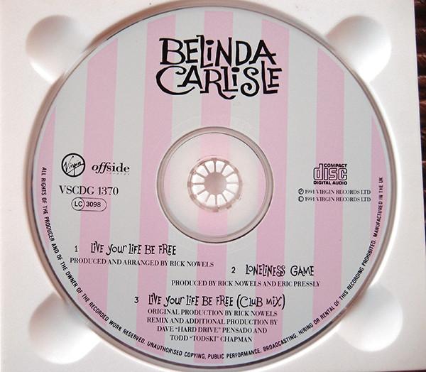 Belinda Carlisle - Live Your Life Be Free - Cd