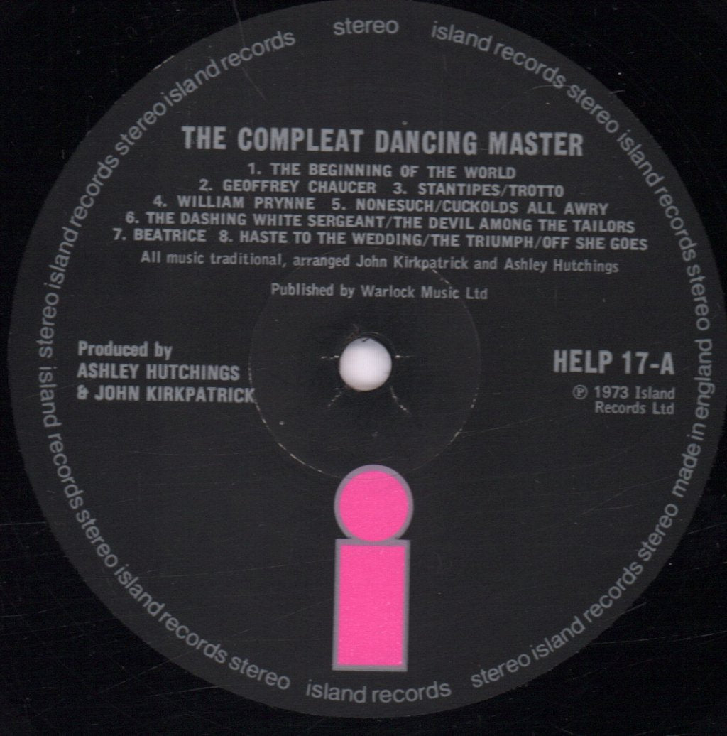 John Kirkpatrick And Ashley Hutchings - Compleat Dancing Master - Lp