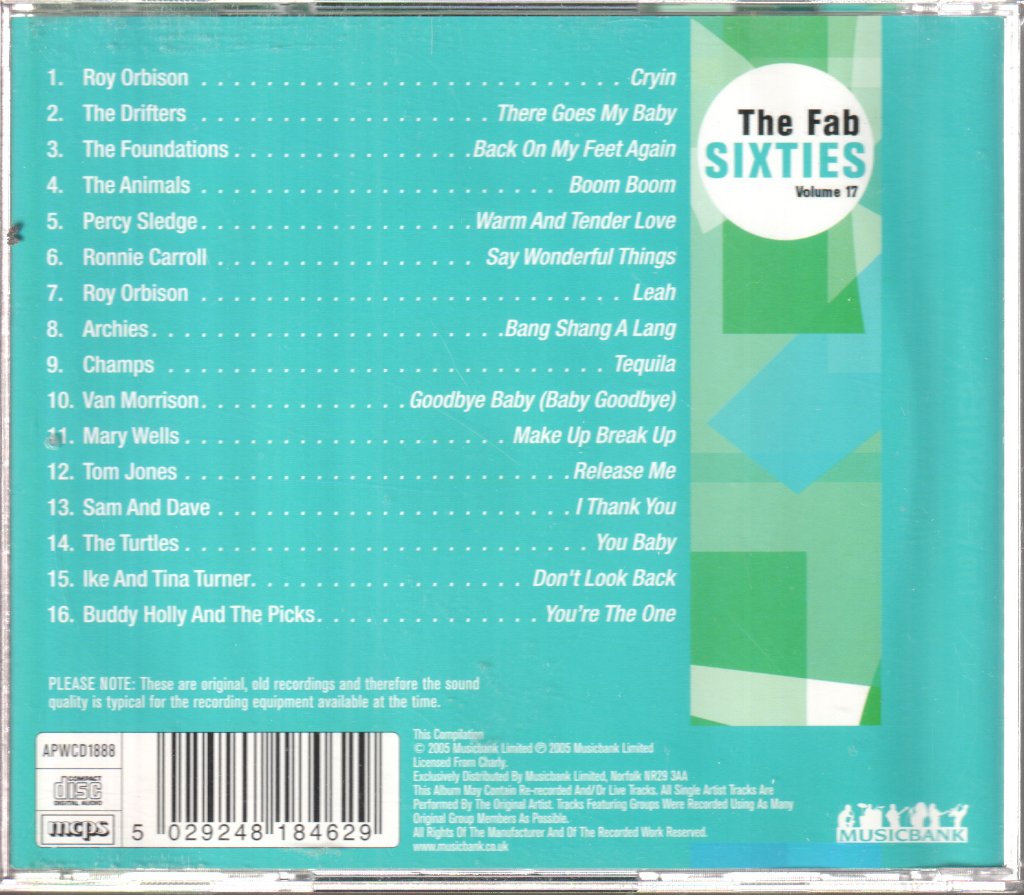 Various Artists - Fab Sixties Volume 17 - Cd