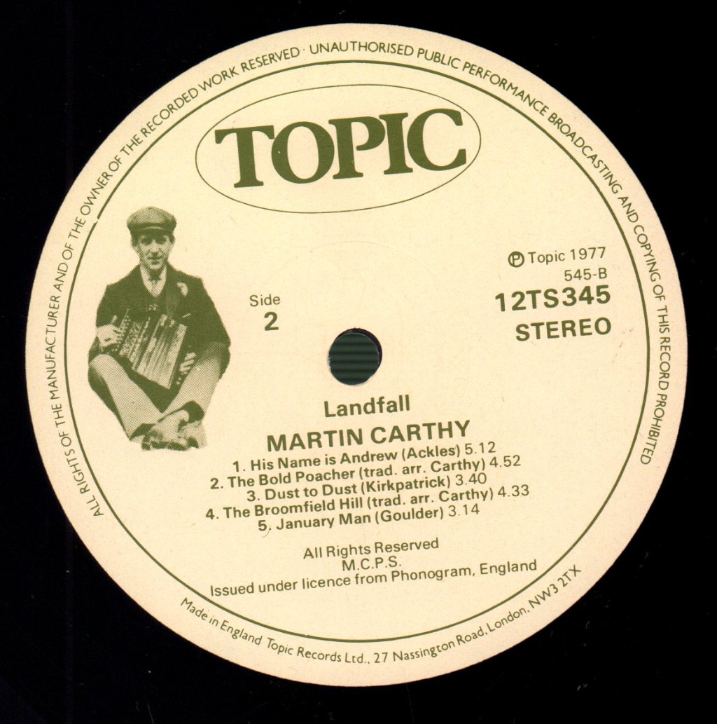 Martin Carthy - Landfall - Lp