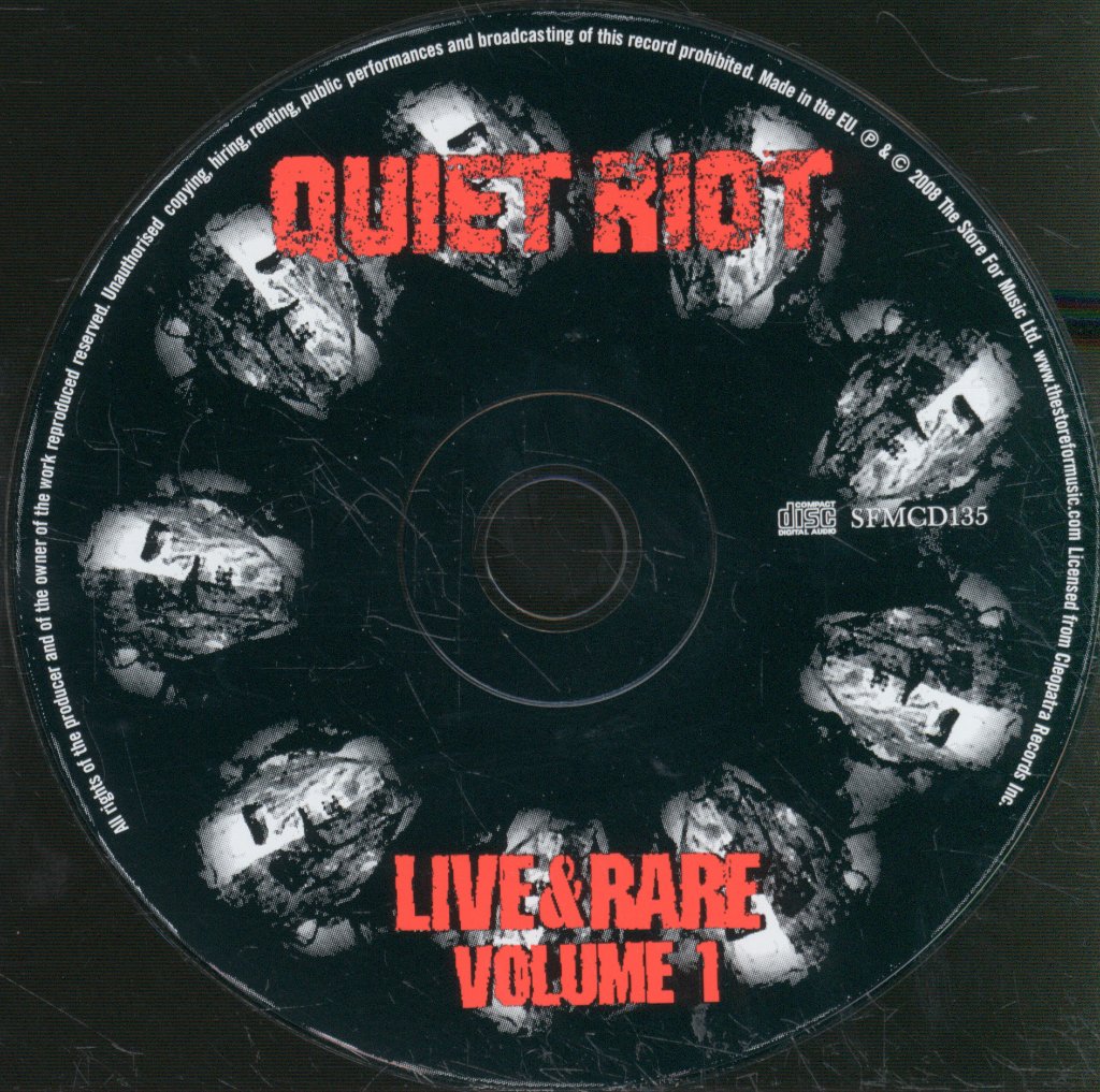 Quiet Riot - Live & Rare (Volume 1) - Cd