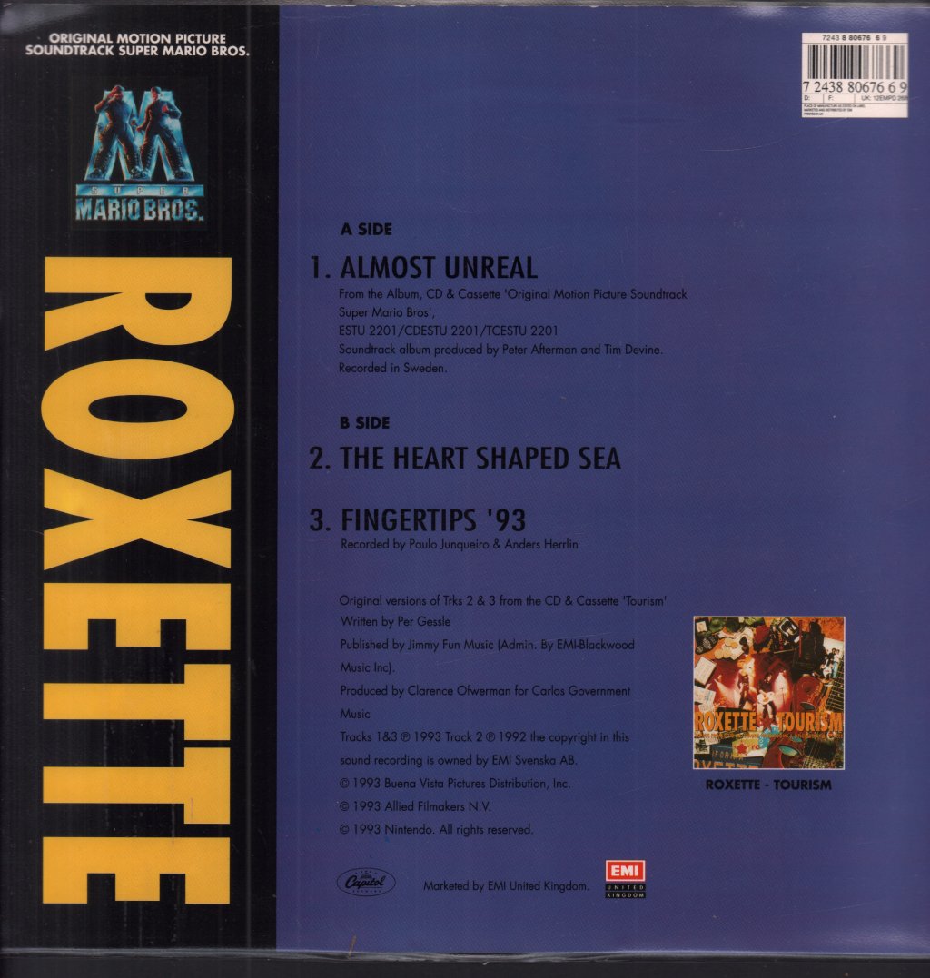 Roxette - Almost Unreal - 12 Inch