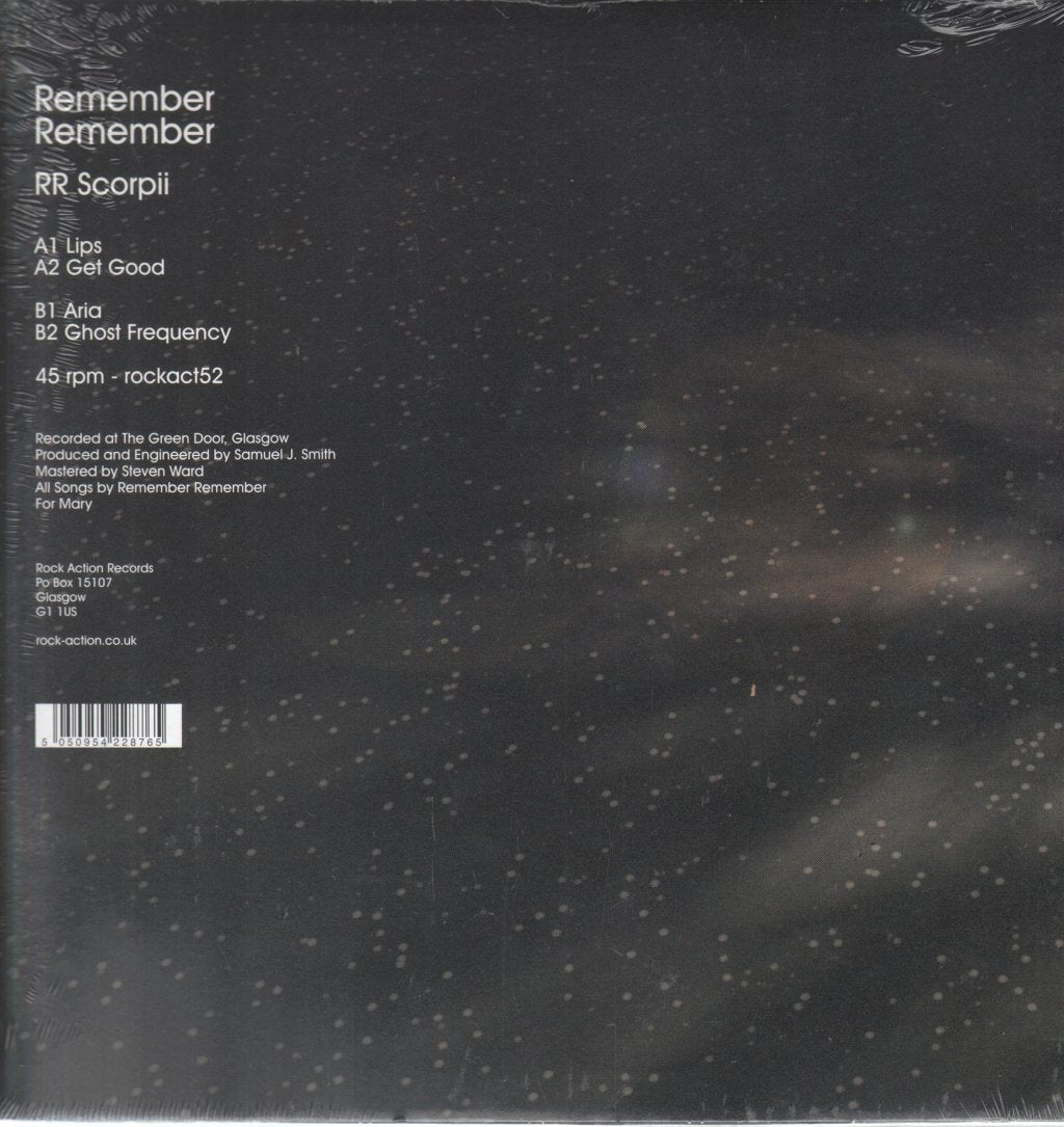 Remember Remember - RR Scorpii - 12 Inch