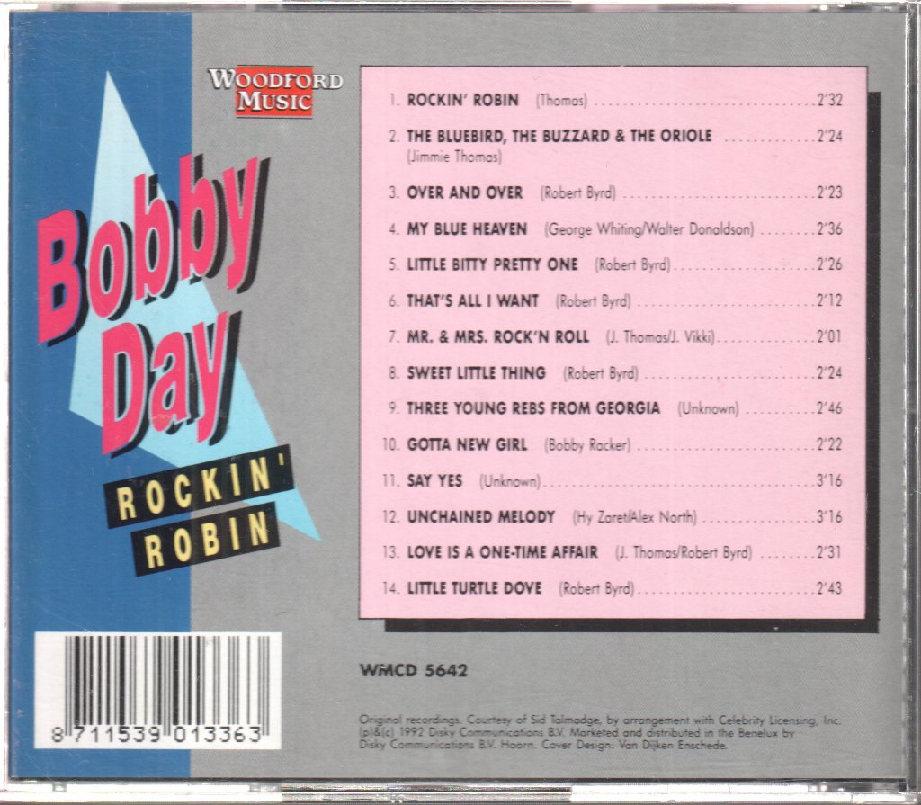 Bobby Day - Rockin' Robin - Cd
