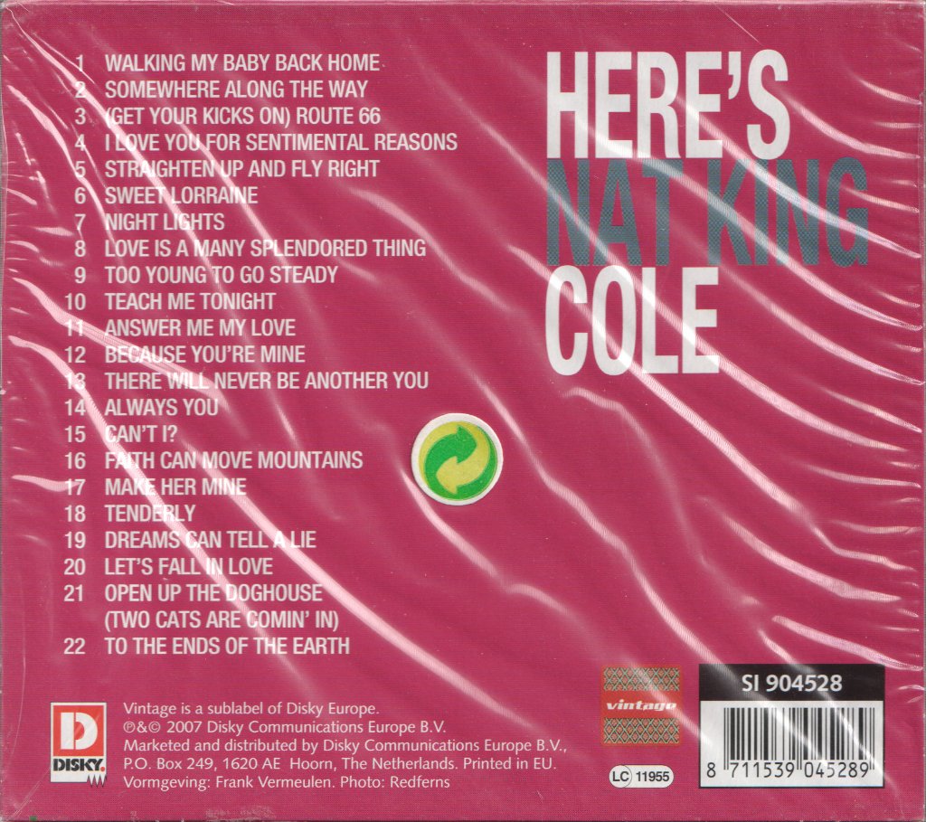 Nat King Cole - Here's Nat King Cole - Cd
