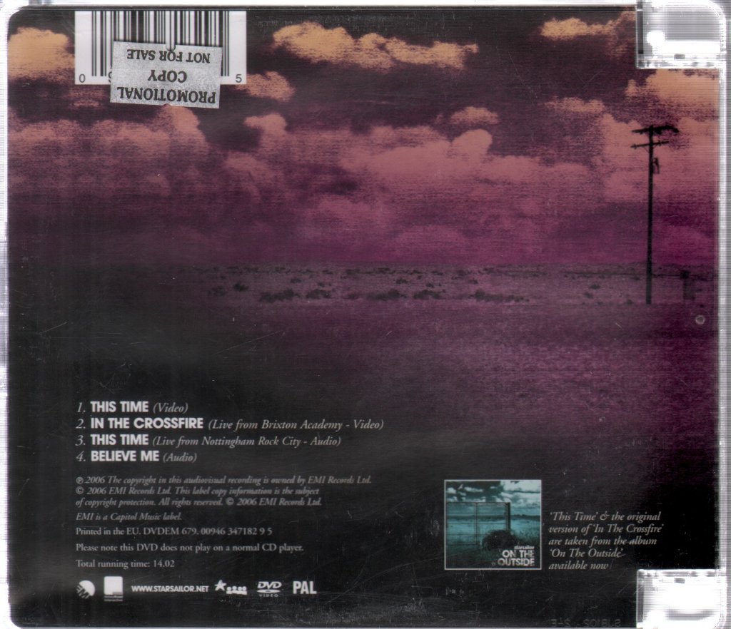 Starsailor - This Time - Dvd