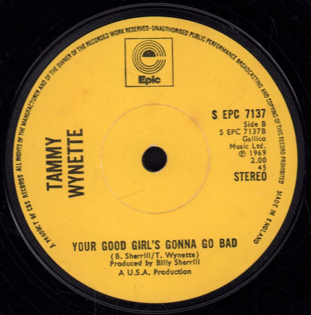 Tammy Wynette - Stand By Your Man - 7 Inch