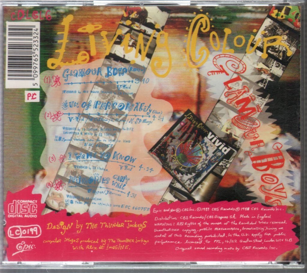 Living Colour - Glamour Boys - Cd