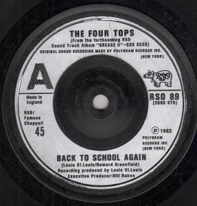 Four Tops - Back To School - 7 Inch